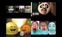 up to faster 14 parison to kung fu panda and annoying orange and sagawa