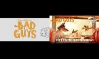 Thumbnail of The Bad Guys deleted vs original opening