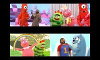 Yo Gabba Gabba! 2ª temporada em português no Brasil (4 episódios exibidos ao mesmo tempo)