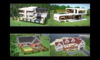 Thumbnail of Minecraft How To Build All Brick-Survial-Modern-Suburban House