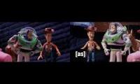Thumbnail of Robot Chicken Toy Story censored vs uncensored