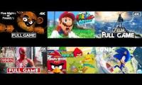 Thumbnail of All video games gameplay playing at the same time
