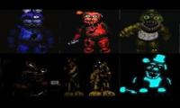 Thumbnail of 70s Withereds, Broken Down Foxy & Golden Toy Freddy and Broken Down Golden Freddy Sings FNAF