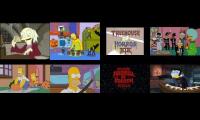 Thumbnail of the simpsons treehouse of horror at the same time