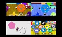 The Shapes Song Original vs G Major vs Mult Mama vs Apps