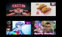 Thumbnail of Checkers and Pretty Cure Sparta Remix Quadparison