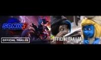 Thumbnail of Sonic 3 vs Smurfs 2 trailer