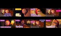 masha and the bear the thriller night language