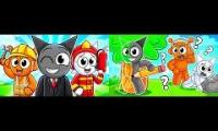 2 sprunki friends videos played at once
