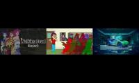 Sunset Shimmer Trixie Rarity Applejack & Pinkie Vs 10 Dark Charlie The Anteater Jrs Vs Carla Veloso
