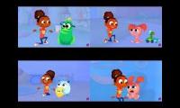 esme and roy Glitter Jar Song vs Belly Breathing Song vs Hugging Pillow Song vs Self Talk Song