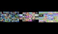 All 3 video nick jr show played at the same time