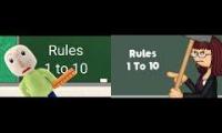 Thumbnail of school rules 1 to 10 r going for the