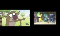 Thumbnail of (Regular Show) Bingo in a row! Sparta Execution Remix Duoparison