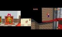 Thumbnail of Super Mario 64 DS TAS comparison