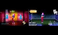 Thumbnail of Just Dance 4: Oh No! Normal vs Mashup side by side