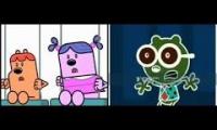 Thumbnail of 2 different versions of this random wow wow wubbzy YTP