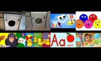 Nursery rhymes played at once