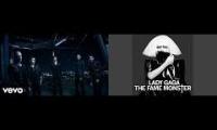 Thumbnail of lady gaga x the wanted chasing the sun bad romance