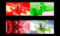 Gummy Bear Song HD (Four Normal Version at Once)