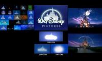 All Walt Disney Pictures Logos played at once
