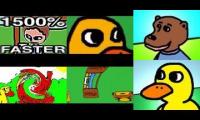 The duck song but comparison