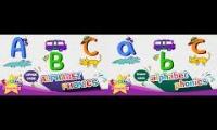 alphabet song – letter a to z - upper and lower case (capital and small letter)