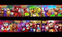 Thumbnail of all fazbear and friends episodes at once