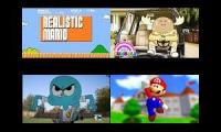 Thumbnail of up to faster 4 parison to Mario and Gumball