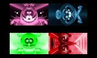 Gummy Bear Song HD (Four Mirror Xray Version At Once)