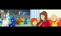 Thumbnail of [MLP vs.Caillou] THE END OF THE WORLD! SPARTA REMIX COMPARISON