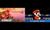 Thumbnail of 64 レインボーロード BGM 同時再生(N64 Rainbow Road Theme Mashup) With Panman Music/Bulby/Paulygon (Part 2)