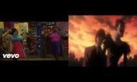 Thumbnail of its raining men at Ls funeral