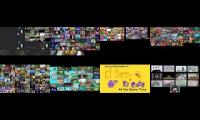 Thumbnail of all 107 videos played at the same time