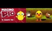 pollito pio vs pollito pio 3d