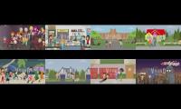 caillou gets ungrounded 8 episodes at the same time part 1