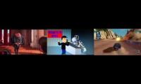 Thumbnail of Pinkie Pie Rainbow Dash Starlight Glimmer & Twilight Sparkle Vs Dry Bones Vs Rod Redline