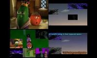 Thumbnail of X Files and Veggietales Sparta Remix Quadparison