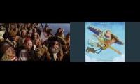 Thumbnail of Pirates Discovering the Tickets (To Infinity and Beyond, Widescreen Flat)