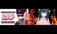 Thumbnail of Rap God by Mori Calliope and Nene Amano but removed the intro