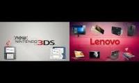 Thumbnail of Two Crea tvs Logo Nintendo 3DS, and Lenovo