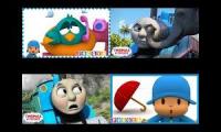 up to faster 4 parison to Pocoyo and Thomas and his Friends
