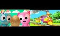 Thumbnail of Opening Surprise Egg Panda Bo Takes The Train