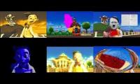 Thumbnail of the mine song but it 6 videos