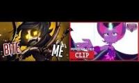 Thumbnail of mfs when bite me nightcore kicks in (murder drones and mlp; eg crossover + non-restricted video ver)