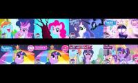 Thumbnail of All MLP: FiM S1 Episodes (FiM: Part I and Part II) Playing at the same time.