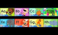 annoying abcmouse a b c d e f g and h