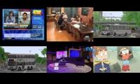 6 Videos Playing at the Same Time: Dennis Datu, Protégé, KMB, The JC Show,