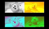Gummy Bear Song HD (Four Wobbly With Colors Version At Once)