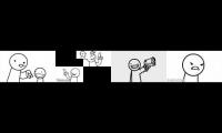 Thumbnail of asdfmovie Sparta Execution Remix Quadparison
